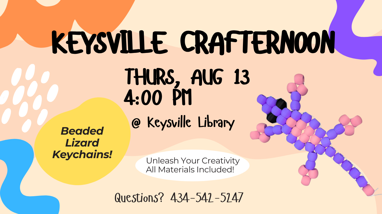Crafternoon program.