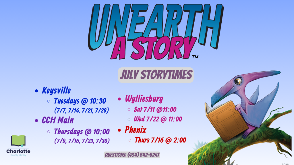 July children's programs.
