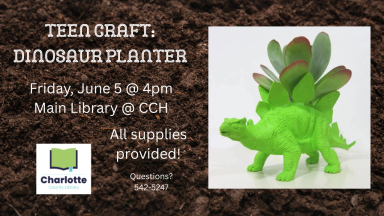 Teen Craft Dinosaur Planter