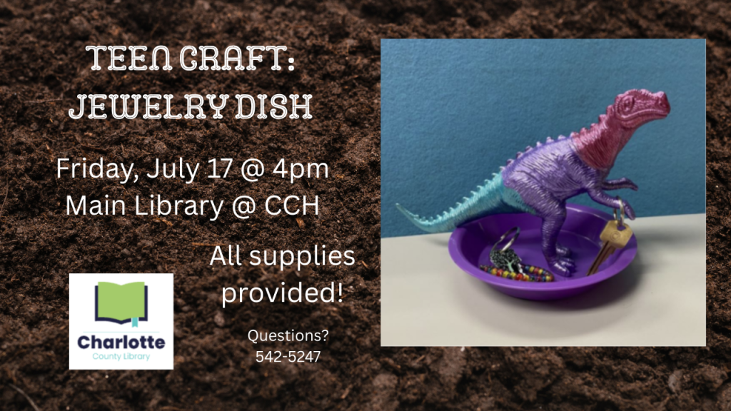 Teen Jewelry Dish craft program.